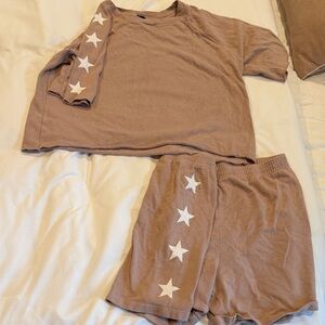Matching Monroe Sweatshirt Short Set